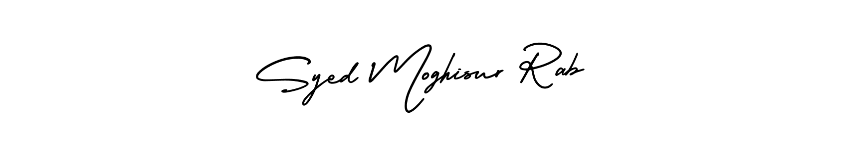 if you are searching for the best signature style for your name Syed Moghisur Rab. so please give up your signature search. here we have designed multiple signature styles  using AmerikaSignatureDemo-Regular. Syed Moghisur Rab signature style 3 images and pictures png