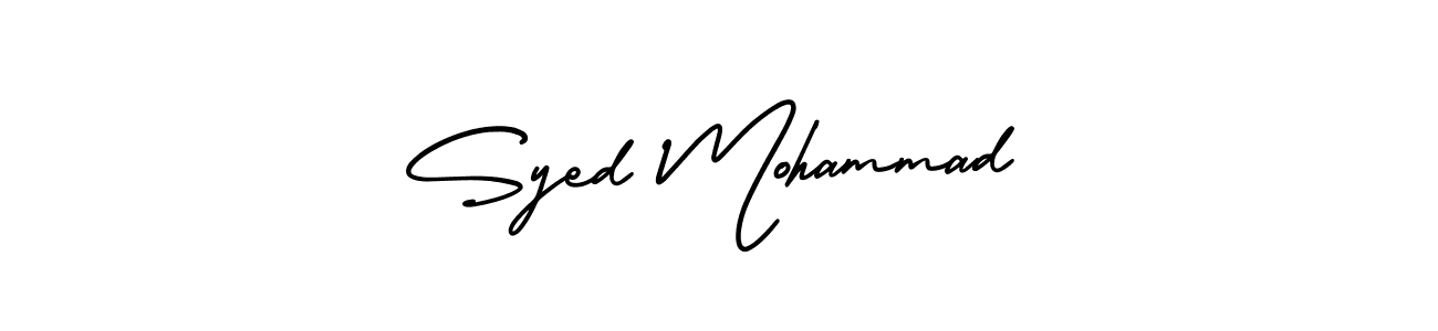 Make a short Syed Mohammad signature style. Manage your documents anywhere anytime using AmerikaSignatureDemo-Regular. Create and add eSignatures, submit forms, share and send files easily. Syed Mohammad signature style 3 images and pictures png