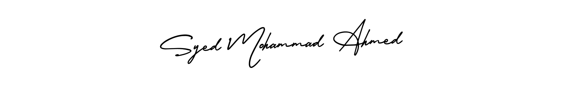 Similarly AmerikaSignatureDemo-Regular is the best handwritten signature design. Signature creator online .You can use it as an online autograph creator for name Syed Mohammad Ahmed. Syed Mohammad Ahmed signature style 3 images and pictures png