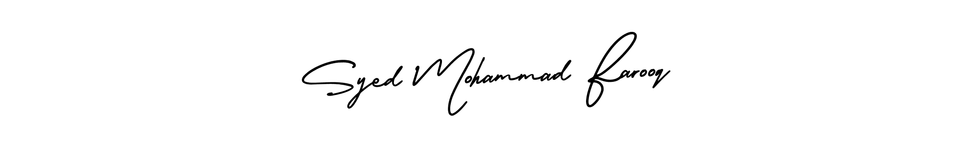Also You can easily find your signature by using the search form. We will create Syed Mohammad Farooq name handwritten signature images for you free of cost using AmerikaSignatureDemo-Regular sign style. Syed Mohammad Farooq signature style 3 images and pictures png