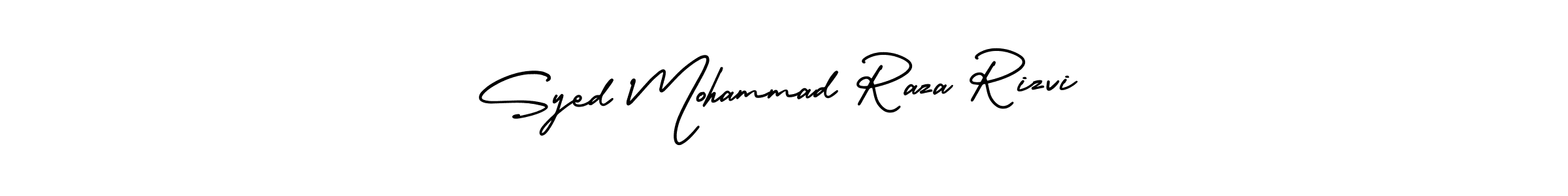 Also we have Syed Mohammad Raza Rizvi name is the best signature style. Create professional handwritten signature collection using AmerikaSignatureDemo-Regular autograph style. Syed Mohammad Raza Rizvi signature style 3 images and pictures png