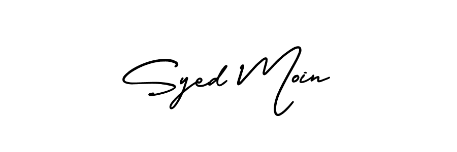 if you are searching for the best signature style for your name Syed Moin. so please give up your signature search. here we have designed multiple signature styles  using AmerikaSignatureDemo-Regular. Syed Moin signature style 3 images and pictures png