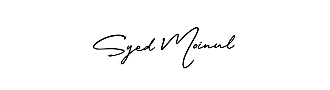 Similarly AmerikaSignatureDemo-Regular is the best handwritten signature design. Signature creator online .You can use it as an online autograph creator for name Syed Moinul. Syed Moinul signature style 3 images and pictures png