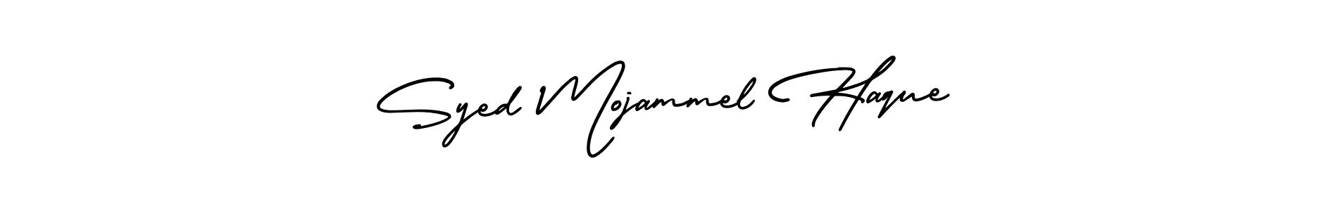 Also You can easily find your signature by using the search form. We will create Syed Mojammel Haque name handwritten signature images for you free of cost using AmerikaSignatureDemo-Regular sign style. Syed Mojammel Haque signature style 3 images and pictures png