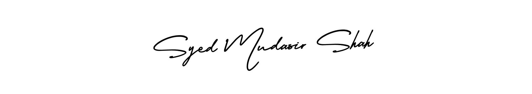 Similarly AmerikaSignatureDemo-Regular is the best handwritten signature design. Signature creator online .You can use it as an online autograph creator for name Syed Mudasir Shah. Syed Mudasir Shah signature style 3 images and pictures png