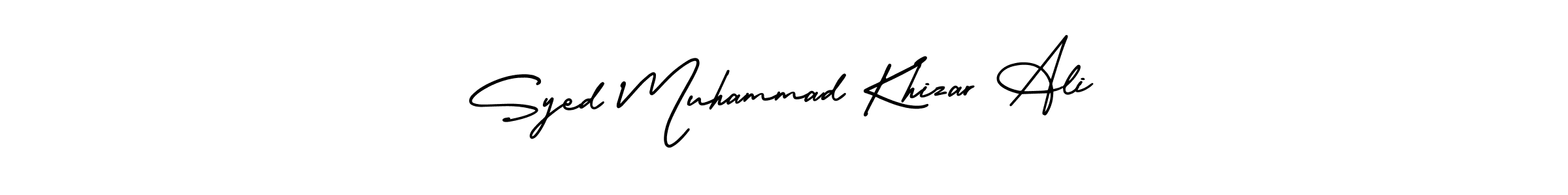 Also we have Syed Muhammad Khizar Ali name is the best signature style. Create professional handwritten signature collection using AmerikaSignatureDemo-Regular autograph style. Syed Muhammad Khizar Ali signature style 3 images and pictures png
