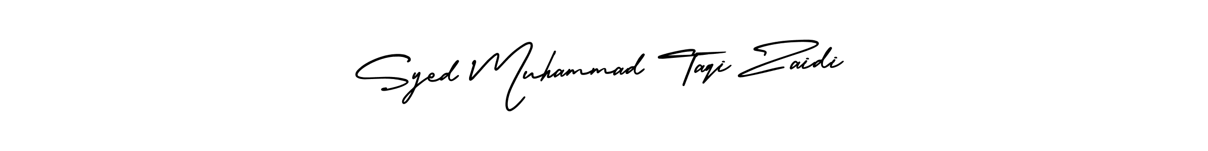 You can use this online signature creator to create a handwritten signature for the name Syed Muhammad Taqi Zaidi. This is the best online autograph maker. Syed Muhammad Taqi Zaidi signature style 3 images and pictures png