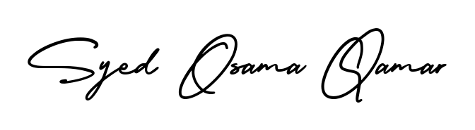 Best and Professional Signature Style for Syed Osama Qamar. AmerikaSignatureDemo-Regular Best Signature Style Collection. Syed Osama Qamar signature style 3 images and pictures png