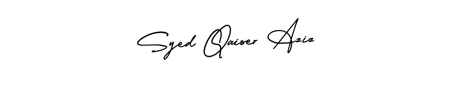 Once you've used our free online signature maker to create your best signature AmerikaSignatureDemo-Regular style, it's time to enjoy all of the benefits that Syed Qaiser Aziz name signing documents. Syed Qaiser Aziz signature style 3 images and pictures png