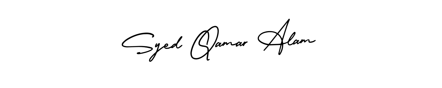 Also we have Syed Qamar Alam name is the best signature style. Create professional handwritten signature collection using AmerikaSignatureDemo-Regular autograph style. Syed Qamar Alam signature style 3 images and pictures png