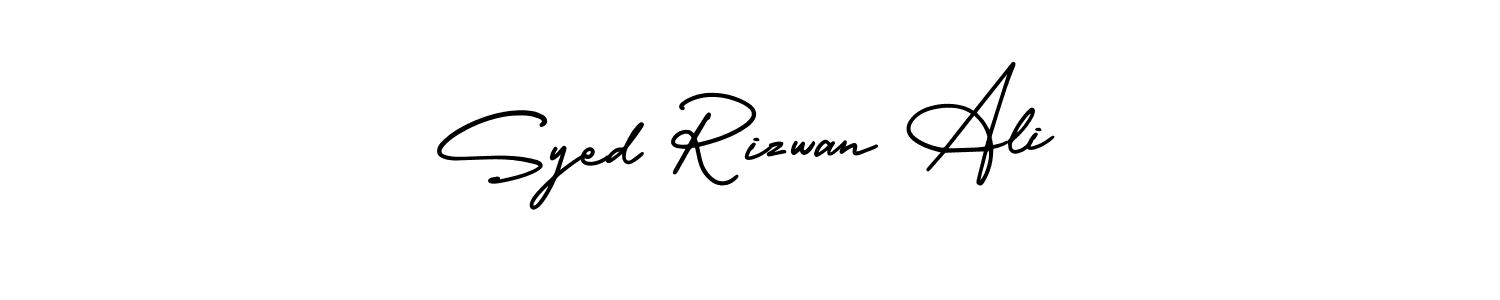 How to Draw Syed Rizwan Ali signature style? AmerikaSignatureDemo-Regular is a latest design signature styles for name Syed Rizwan Ali. Syed Rizwan Ali signature style 3 images and pictures png
