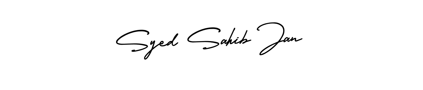 Make a beautiful signature design for name Syed Sahib Jan. With this signature (AmerikaSignatureDemo-Regular) style, you can create a handwritten signature for free. Syed Sahib Jan signature style 3 images and pictures png