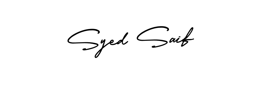 Make a beautiful signature design for name Syed Saif. Use this online signature maker to create a handwritten signature for free. Syed Saif signature style 3 images and pictures png