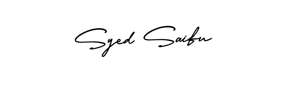 It looks lik you need a new signature style for name Syed Saifu. Design unique handwritten (AmerikaSignatureDemo-Regular) signature with our free signature maker in just a few clicks. Syed Saifu signature style 3 images and pictures png