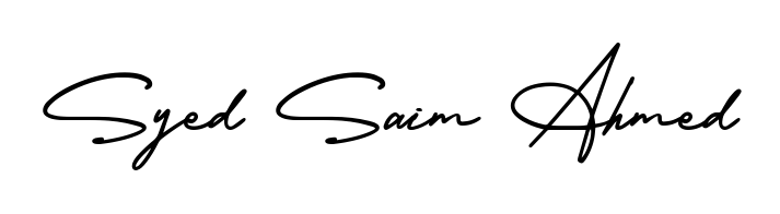 Build your personal autograph collection for name Syed Saim Ahmed with AmerikaSignatureDemo-Regular design. Browse, select, and save your favorites. Syed Saim Ahmed signature style 3 images and pictures png