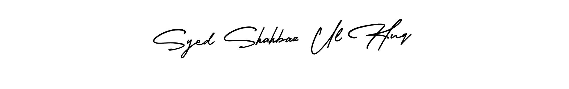 It looks lik you need a new signature style for name Syed Shahbaz Ul Huq. Design unique handwritten (AmerikaSignatureDemo-Regular) signature with our free signature maker in just a few clicks. Syed Shahbaz Ul Huq signature style 3 images and pictures png