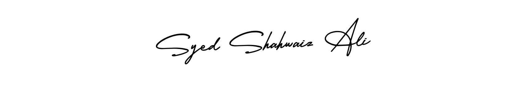 Make a beautiful signature design for name Syed Shahwaiz Ali. With this signature (AmerikaSignatureDemo-Regular) style, you can create a handwritten signature for free. Syed Shahwaiz Ali signature style 3 images and pictures png