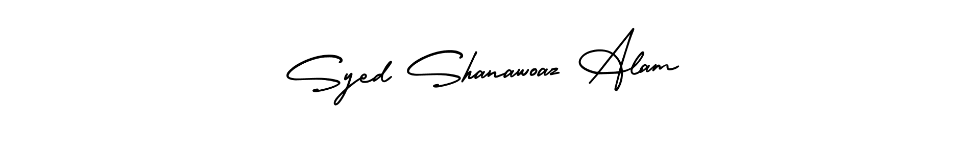 Also we have Syed Shanawoaz Alam name is the best signature style. Create professional handwritten signature collection using AmerikaSignatureDemo-Regular autograph style. Syed Shanawoaz Alam signature style 3 images and pictures png