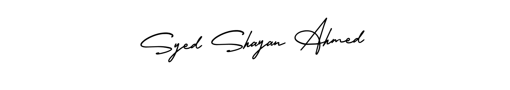 if you are searching for the best signature style for your name Syed Shayan Ahmed. so please give up your signature search. here we have designed multiple signature styles  using AmerikaSignatureDemo-Regular. Syed Shayan Ahmed signature style 3 images and pictures png