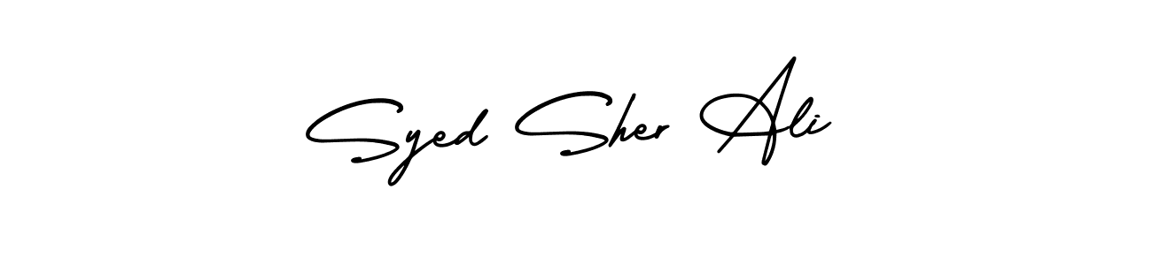 Also we have Syed Sher Ali name is the best signature style. Create professional handwritten signature collection using AmerikaSignatureDemo-Regular autograph style. Syed Sher Ali signature style 3 images and pictures png