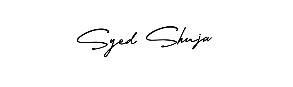 Make a short Syed Shuja signature style. Manage your documents anywhere anytime using AmerikaSignatureDemo-Regular. Create and add eSignatures, submit forms, share and send files easily. Syed Shuja signature style 3 images and pictures png