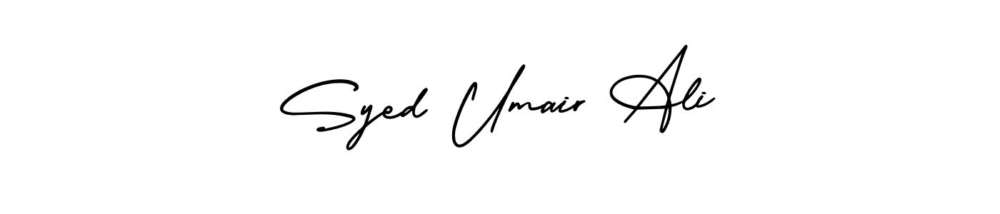 Make a short Syed Umair Ali signature style. Manage your documents anywhere anytime using AmerikaSignatureDemo-Regular. Create and add eSignatures, submit forms, share and send files easily. Syed Umair Ali signature style 3 images and pictures png