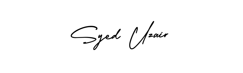 It looks lik you need a new signature style for name Syed Uzair. Design unique handwritten (AmerikaSignatureDemo-Regular) signature with our free signature maker in just a few clicks. Syed Uzair signature style 3 images and pictures png