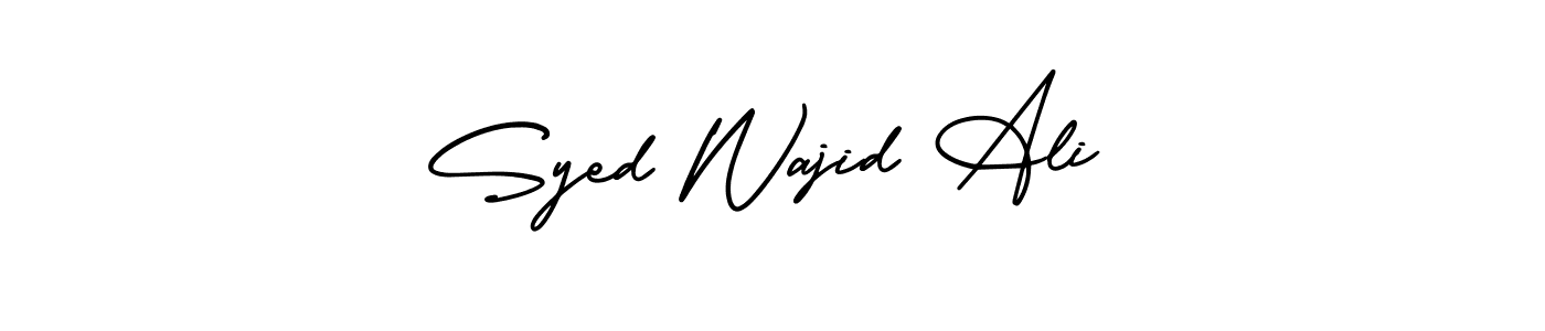 See photos of Syed Wajid Ali official signature by Spectra . Check more albums & portfolios. Read reviews & check more about AmerikaSignatureDemo-Regular font. Syed Wajid Ali signature style 3 images and pictures png