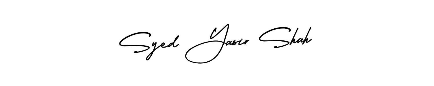 Make a beautiful signature design for name Syed Yasir Shah. Use this online signature maker to create a handwritten signature for free. Syed Yasir Shah signature style 3 images and pictures png