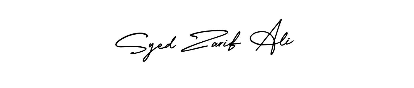 Check out images of Autograph of Syed Zarif Ali name. Actor Syed Zarif Ali Signature Style. AmerikaSignatureDemo-Regular is a professional sign style online. Syed Zarif Ali signature style 3 images and pictures png