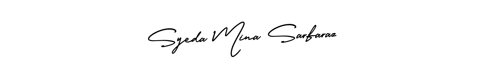 You can use this online signature creator to create a handwritten signature for the name Syeda Mina Sarfaraz. This is the best online autograph maker. Syeda Mina Sarfaraz signature style 3 images and pictures png