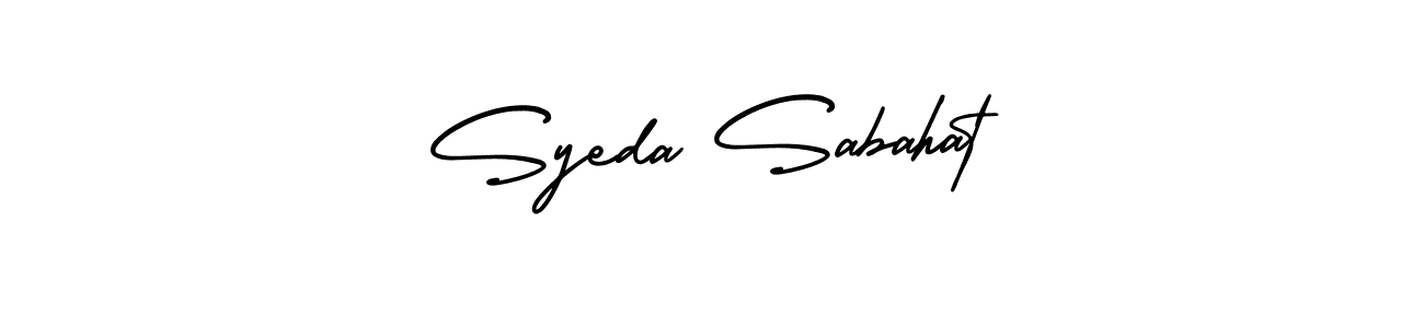 Check out images of Autograph of Syeda Sabahat name. Actor Syeda Sabahat Signature Style. AmerikaSignatureDemo-Regular is a professional sign style online. Syeda Sabahat signature style 3 images and pictures png