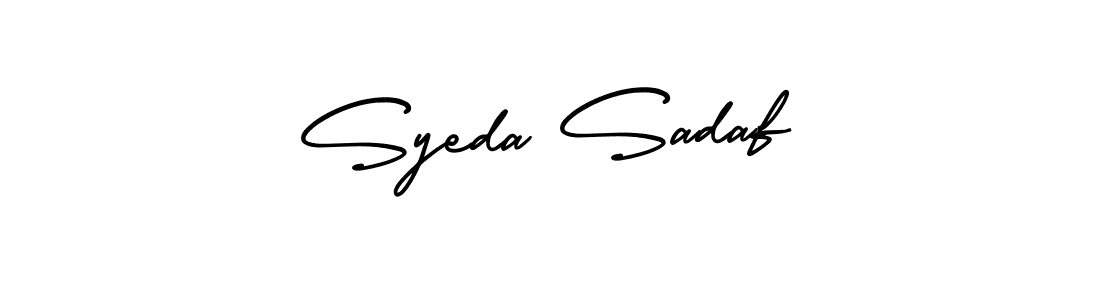 AmerikaSignatureDemo-Regular is a professional signature style that is perfect for those who want to add a touch of class to their signature. It is also a great choice for those who want to make their signature more unique. Get Syeda Sadaf name to fancy signature for free. Syeda Sadaf signature style 3 images and pictures png