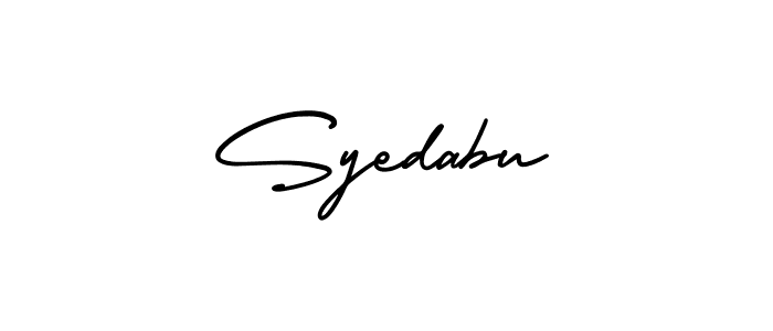 Also You can easily find your signature by using the search form. We will create Syedabu name handwritten signature images for you free of cost using AmerikaSignatureDemo-Regular sign style. Syedabu signature style 3 images and pictures png