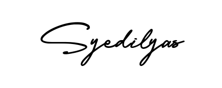 Turn your name Syedilyas into a signature brand with AmerikaSignatureDemo-Regular styling. Download in standard PNG or transparent format anytime. Syedilyas signature style 3 images and pictures png