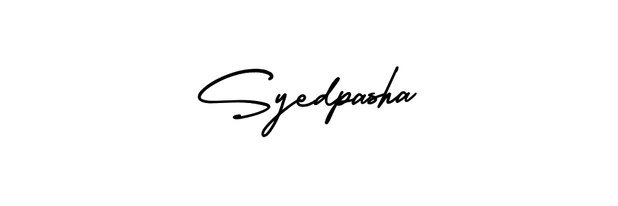 Similarly AmerikaSignatureDemo-Regular is the best handwritten signature design. Signature creator online .You can use it as an online autograph creator for name Syedpasha. Syedpasha signature style 3 images and pictures png