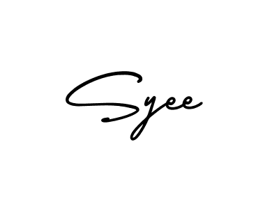 Syee stylish signature style. Best Handwritten Sign (AmerikaSignatureDemo-Regular) for my name. Handwritten Signature Collection Ideas for my name Syee. Syee signature style 3 images and pictures png