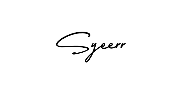 How to Draw Syeerr signature style? AmerikaSignatureDemo-Regular is a latest design signature styles for name Syeerr. Syeerr signature style 3 images and pictures png