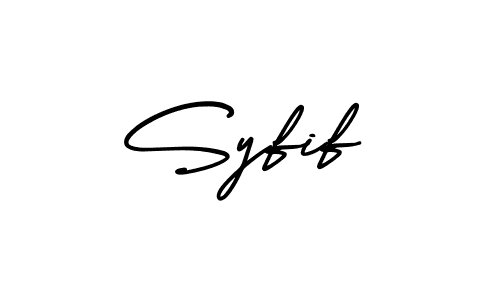 The best way (AmerikaSignatureDemo-Regular) to make a short signature is to pick only two or three words in your name. The name Syfif include a total of six letters. For converting this name. Syfif signature style 3 images and pictures png