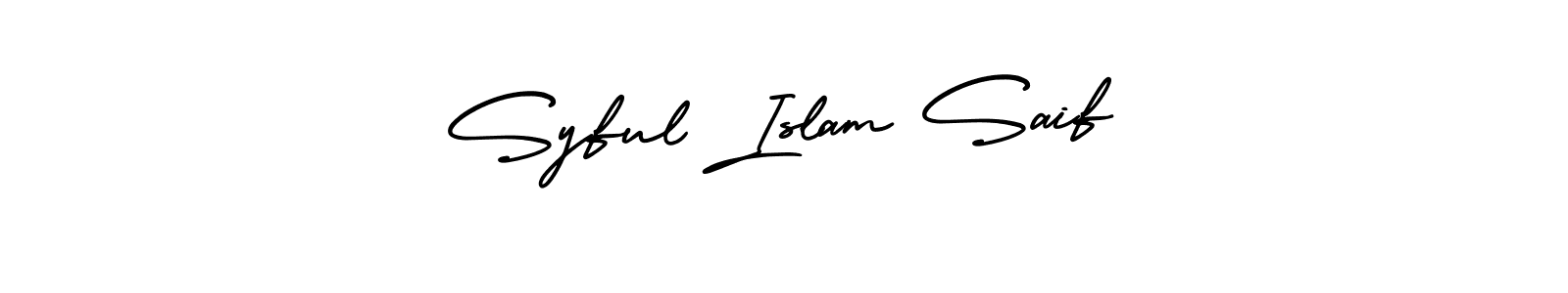 How to Draw Syful Islam Saif signature style? AmerikaSignatureDemo-Regular is a latest design signature styles for name Syful Islam Saif. Syful Islam Saif signature style 3 images and pictures png