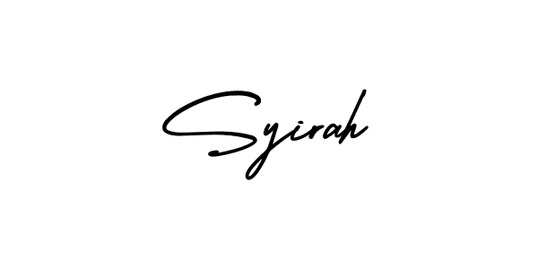 This is the best signature style for the Syirah name. Also you like these signature font (AmerikaSignatureDemo-Regular). Mix name signature. Syirah signature style 3 images and pictures png