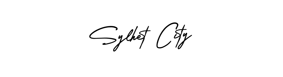 It looks lik you need a new signature style for name Sylhet City. Design unique handwritten (AmerikaSignatureDemo-Regular) signature with our free signature maker in just a few clicks. Sylhet City signature style 3 images and pictures png