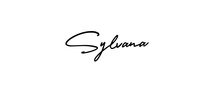 Design your own signature with our free online signature maker. With this signature software, you can create a handwritten (AmerikaSignatureDemo-Regular) signature for name Sylvana. Sylvana signature style 3 images and pictures png