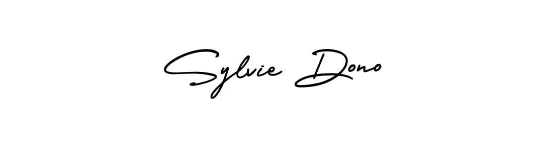 How to make Sylvie Dono name signature. Use AmerikaSignatureDemo-Regular style for creating short signs online. This is the latest handwritten sign. Sylvie Dono signature style 3 images and pictures png