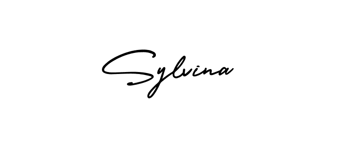AmerikaSignatureDemo-Regular is a professional signature style that is perfect for those who want to add a touch of class to their signature. It is also a great choice for those who want to make their signature more unique. Get Sylvina name to fancy signature for free. Sylvina signature style 3 images and pictures png