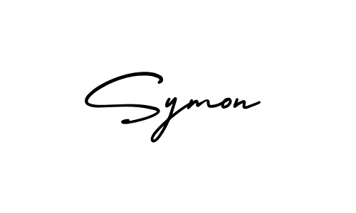 Best and Professional Signature Style for Symon. AmerikaSignatureDemo-Regular Best Signature Style Collection. Symon signature style 3 images and pictures png