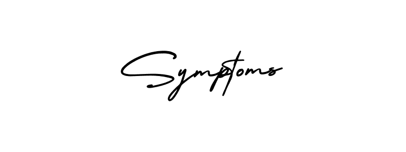 You should practise on your own different ways (AmerikaSignatureDemo-Regular) to write your name (Symptoms) in signature. don't let someone else do it for you. Symptoms signature style 3 images and pictures png