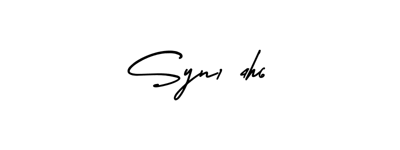 AmerikaSignatureDemo-Regular is a professional signature style that is perfect for those who want to add a touch of class to their signature. It is also a great choice for those who want to make their signature more unique. Get Syn1 4h6 name to fancy signature for free. Syn1 4h6 signature style 3 images and pictures png