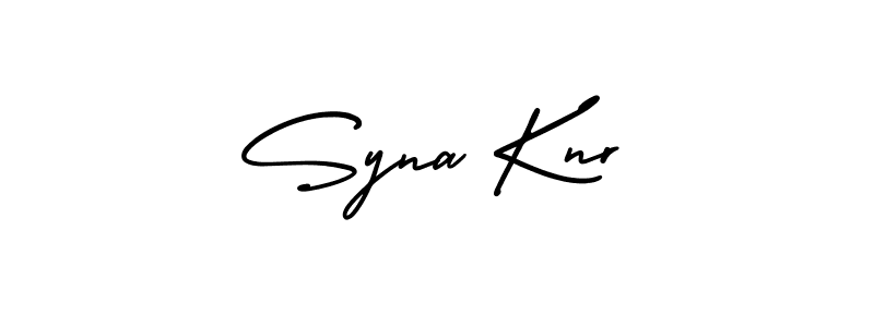 if you are searching for the best signature style for your name Syna Knr. so please give up your signature search. here we have designed multiple signature styles  using AmerikaSignatureDemo-Regular. Syna Knr signature style 3 images and pictures png