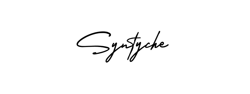 Make a short Syntyche signature style. Manage your documents anywhere anytime using AmerikaSignatureDemo-Regular. Create and add eSignatures, submit forms, share and send files easily. Syntyche signature style 3 images and pictures png